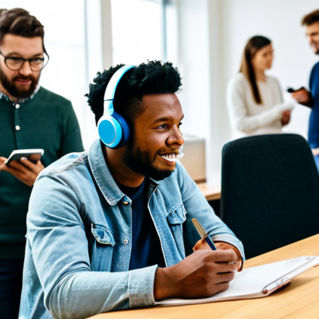 음성 인터페이스 설계에서의 사용자 피드백 활용법 - **
"A diverse group of people participating in a user testing session for a voice interface applica...