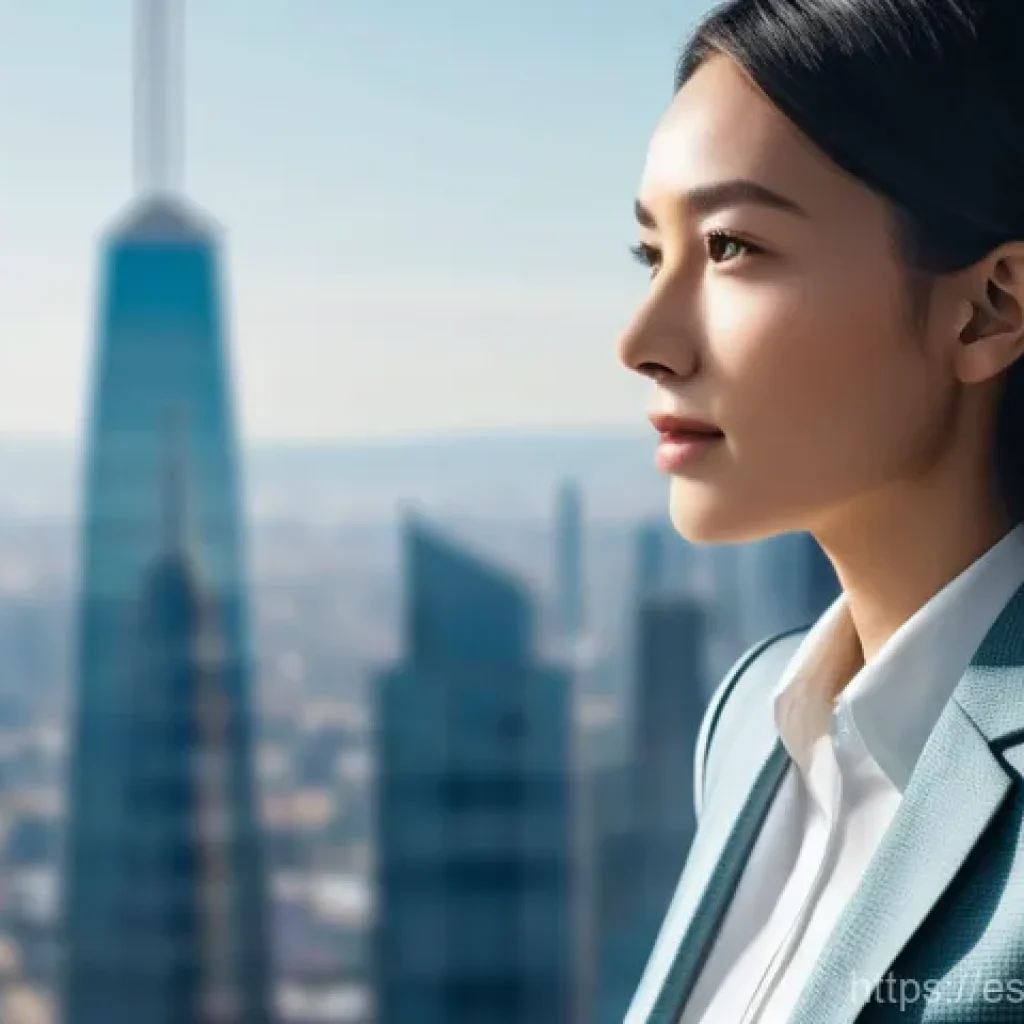 음성 인터페이스 설계를 위한 도구 및 플랫폼 - **Prompt 1: Futuristic Voice Assistant Interaction**
    A stylish young professional, an adult fema...